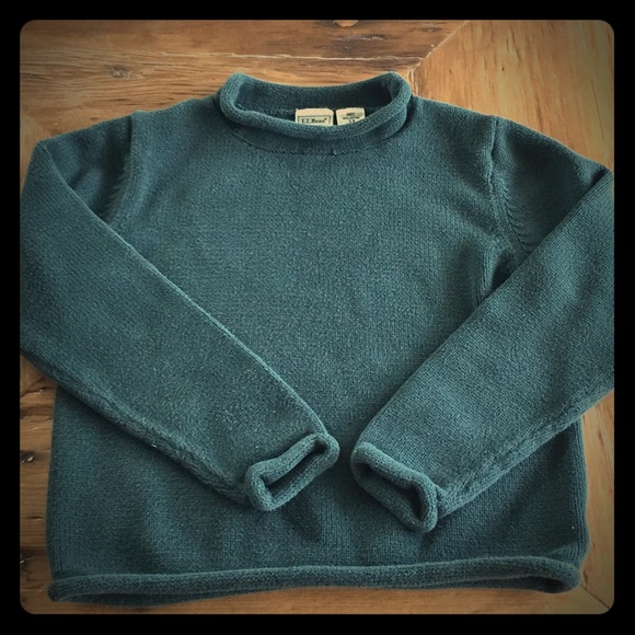 Kids Ll Bean Roll Neck Sweater 